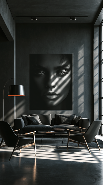 Custom metal print preview - modern interior